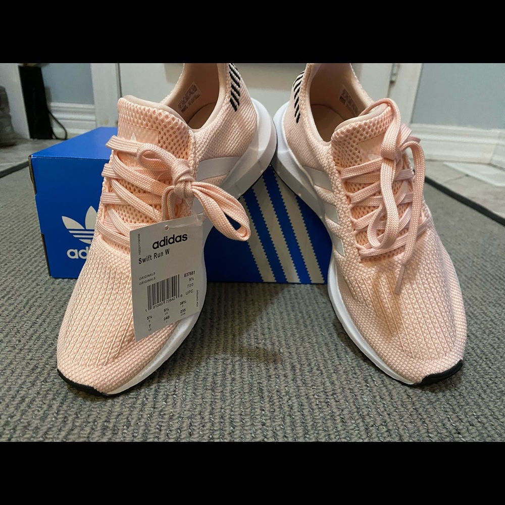 Adidas swift run pink. Never worn. Brand new. NWT.
